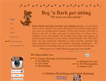 Tablet Screenshot of begnbark.com